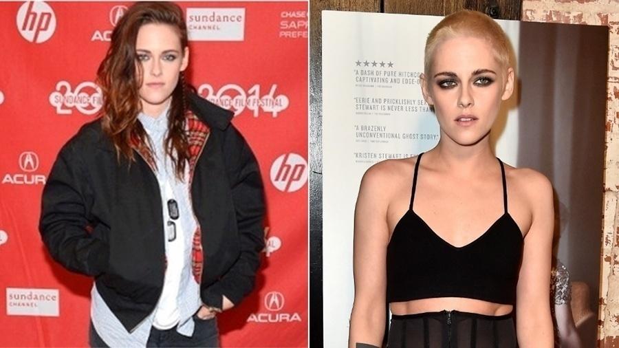 Kristen Stewart muda de visual como troca de roupa - Getty Images
