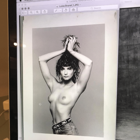 Luiza Brunet em foto dos anos 80 - Reprodução/Instagram/luizabrunet