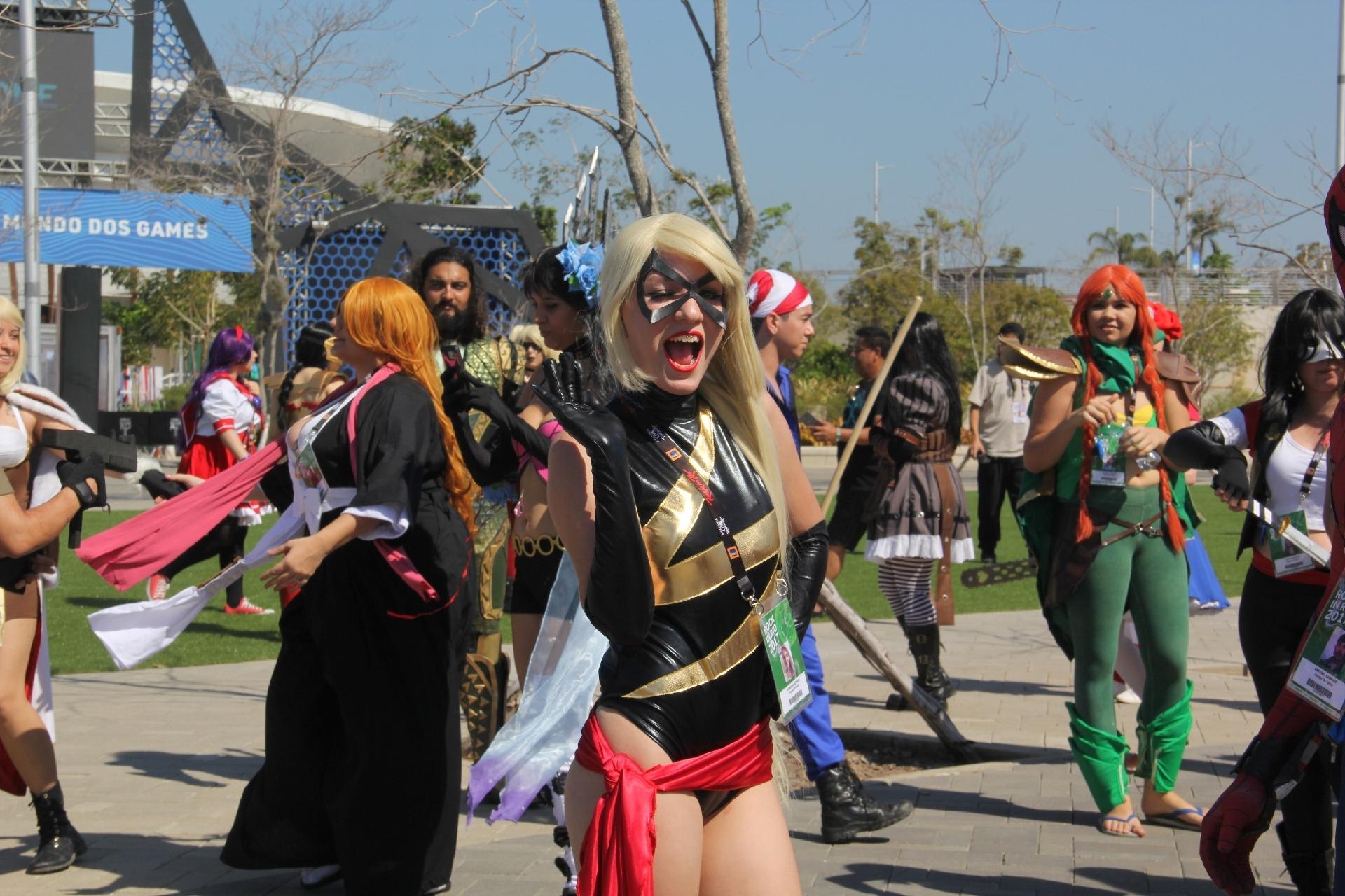 É Rock in Rio ou Comic Con? Cosplays invadem a Cidade do Rock - Wallace Barbosa/AgNews