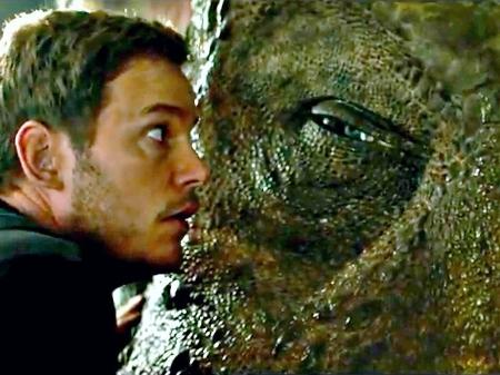 Chris Pratt tem problemas em "Jurassic World: Reino Ameaçado" - Reprodução