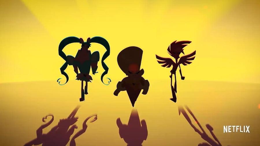 As três protagonistas de "Super Drags", primeira série animada brasileira da Netflix - Reprodução