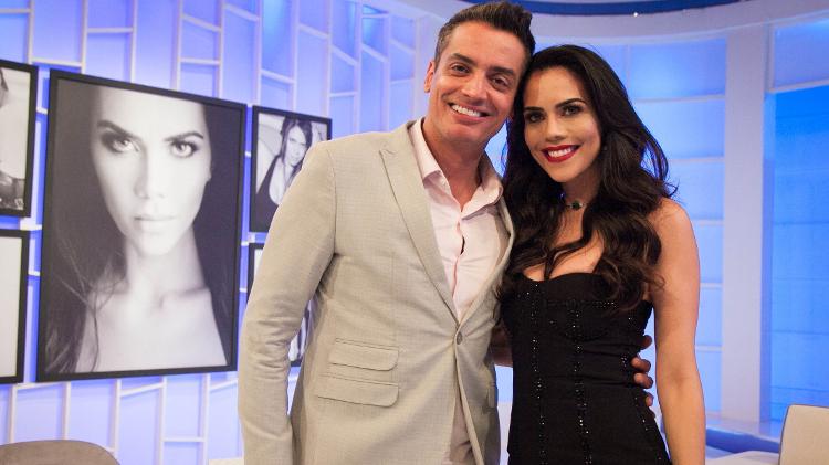 Leo Dias é entrevistado por Daniela Albuquerque no "Sensacional" - Andrea Dallevo/ Divulgação RedeTV! - Andrea Dallevo/ Divulgação RedeTV!