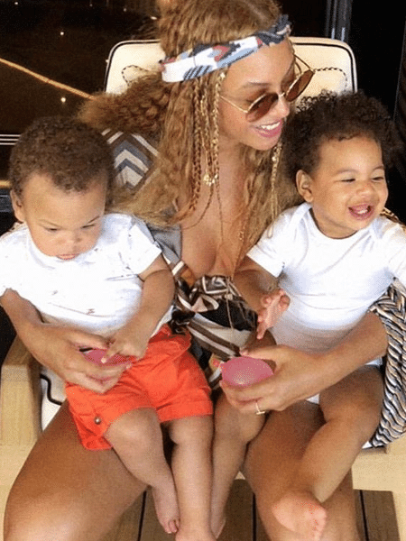 Sir e Rumi, gêmeos de Beyoncé e Jay Z - Reprodução/Instagram