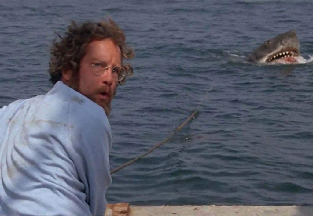Richard Dreyfuss em "Tubarão" (1975) - Divulgação