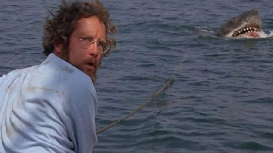 Richard Dreyfuss em "Tubarão" (1975) - Divulgação