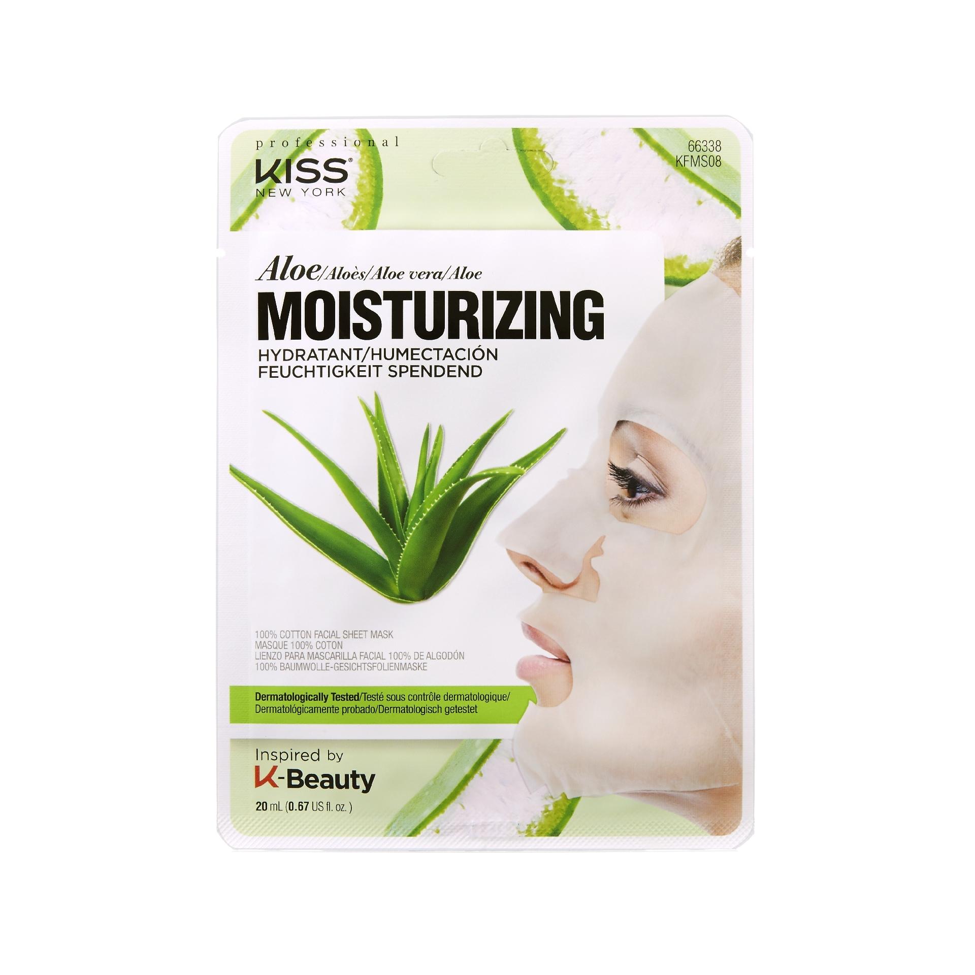 Máscara facial Aloe Vera Calmante e Hidratante, R$ 9, KISS New York, (11) 2369-4004 - Divulgação