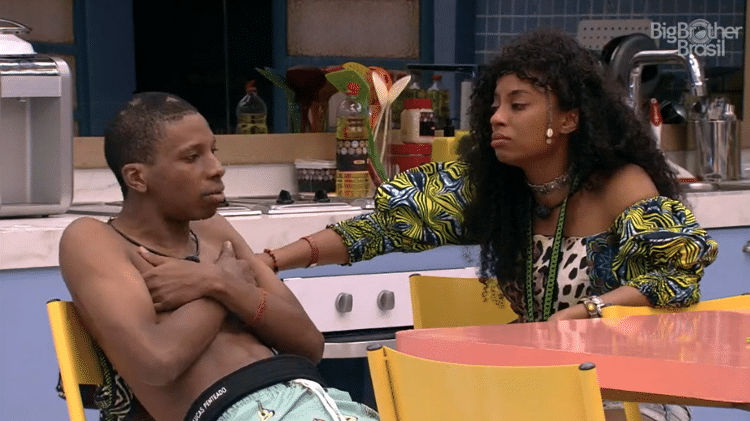 BBB 21: Lumena conversa com Lucas - Reprodução/Globoplay - Reprodução/Globoplay