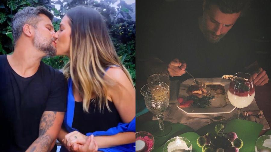 Giovanna Ewbank e Bruno Gagliasso celebram 11 anos casados com jantar romântico à luz de velas - Reprodução/ Instagram @gioewbank