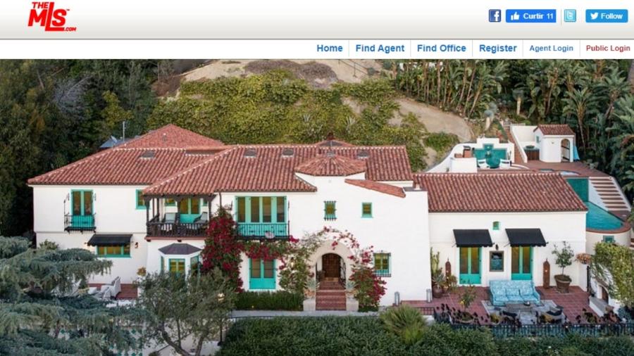A nova casa de Leonardo DiCaprio em Los Angeles foi anunciada no site The MLS - Reprodução/themls.com