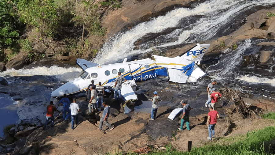 Avião com Marília Mendonça caiu em Minas Gerais - Reprodução