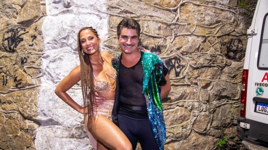 Camila Pitanga e o namorado Patrick Pessoa em festa no Rio de Janeiro - Beatriz Damy/ Agnews