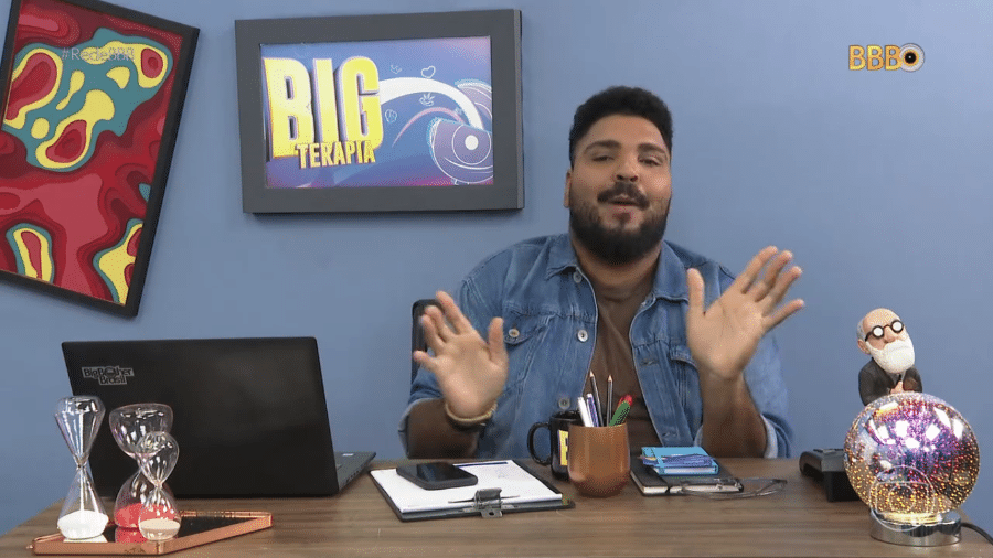 BBB 23: Paulo Vieira comanda o quadro "Big Terapia" - Reprodução/Globoplay