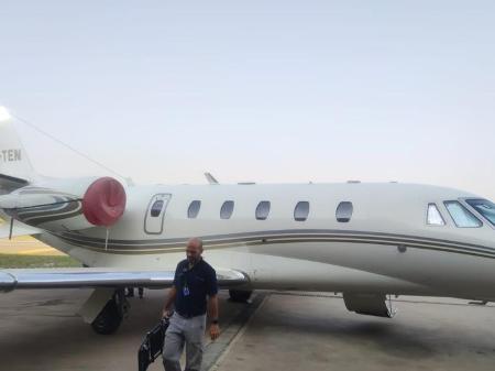 Avião apreendido estava no nome de empresa de Gusttavo Lima, segundo sistema da ANAC; defesa do cantor alega que aeronave tinha sido vendida - Divulgação/SSP