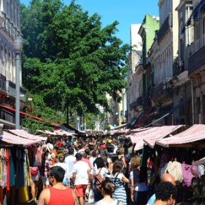 A tradicional Feira do Rio Antigo, na Rua do Lavradio, na Lapa - Alexandre Macieira/Riotur - Alexandre Macieira/Riotur