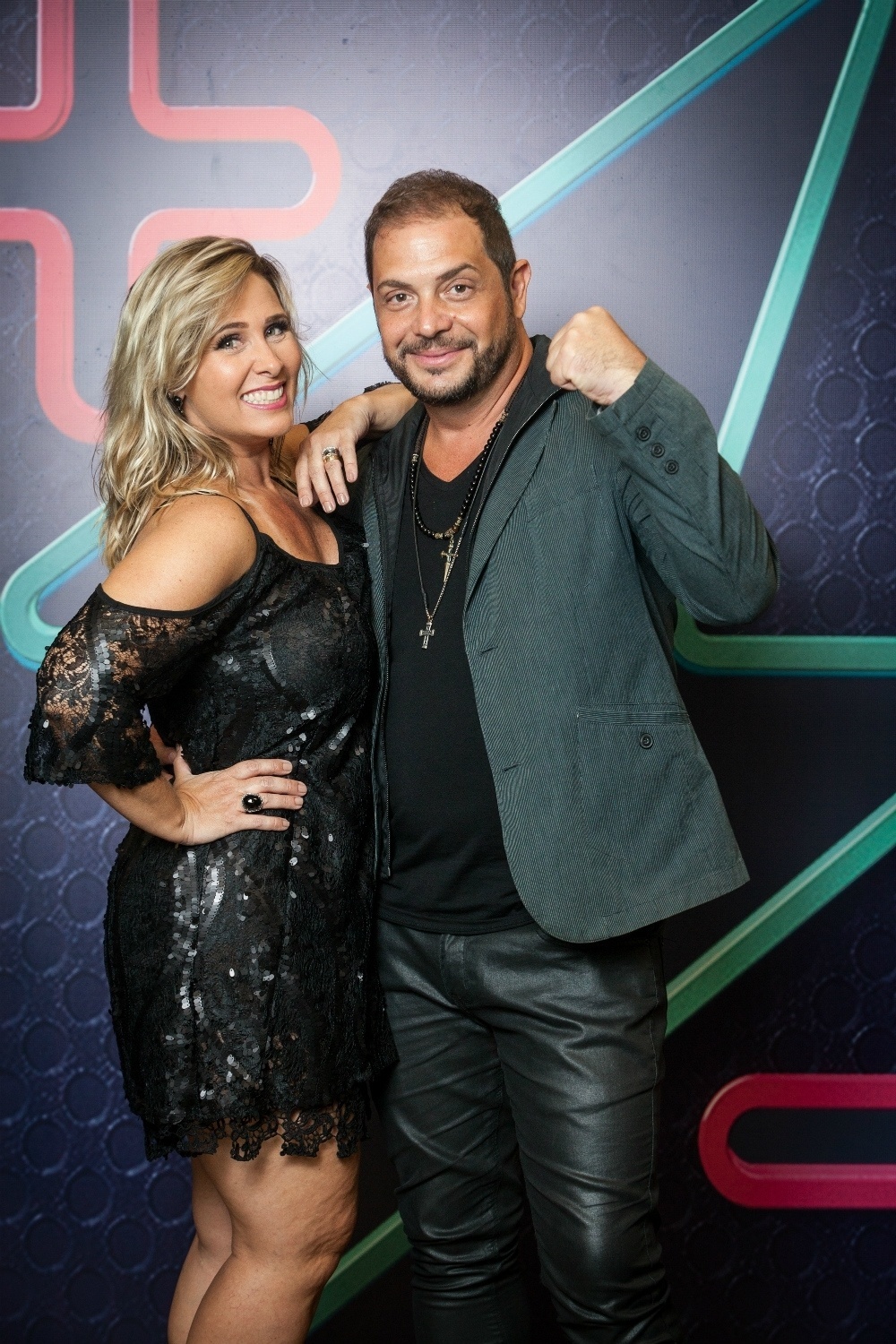 Andréia Sorvetão e Conrado são participantes do "Power Couple" - Edu Moraes/Record
