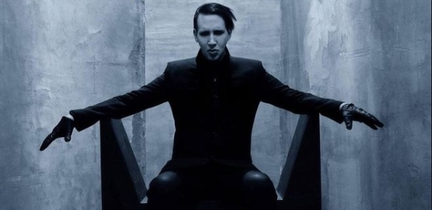 Marilyn Manson em foto de divulgação do álbum "The Pale Emperor" (2015) - Nicholas Alan Cope/Divulgação