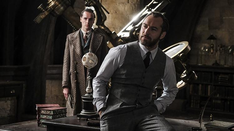 Jude Law é o jovem Dumbledore em "Animais Fantásticos"