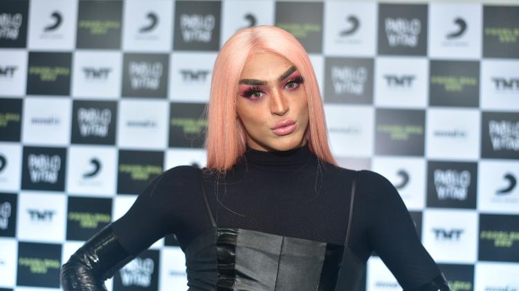 Pabllo Vittar durante coletiva de imprensa em São Paulo - Leo Franco/AgNews - Leo Franco/AgNews