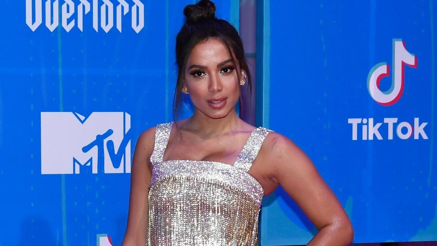 Anitta posa para fotos no MTV Europe Music Awards 2018 - Carlos Alvarez/Getty Images