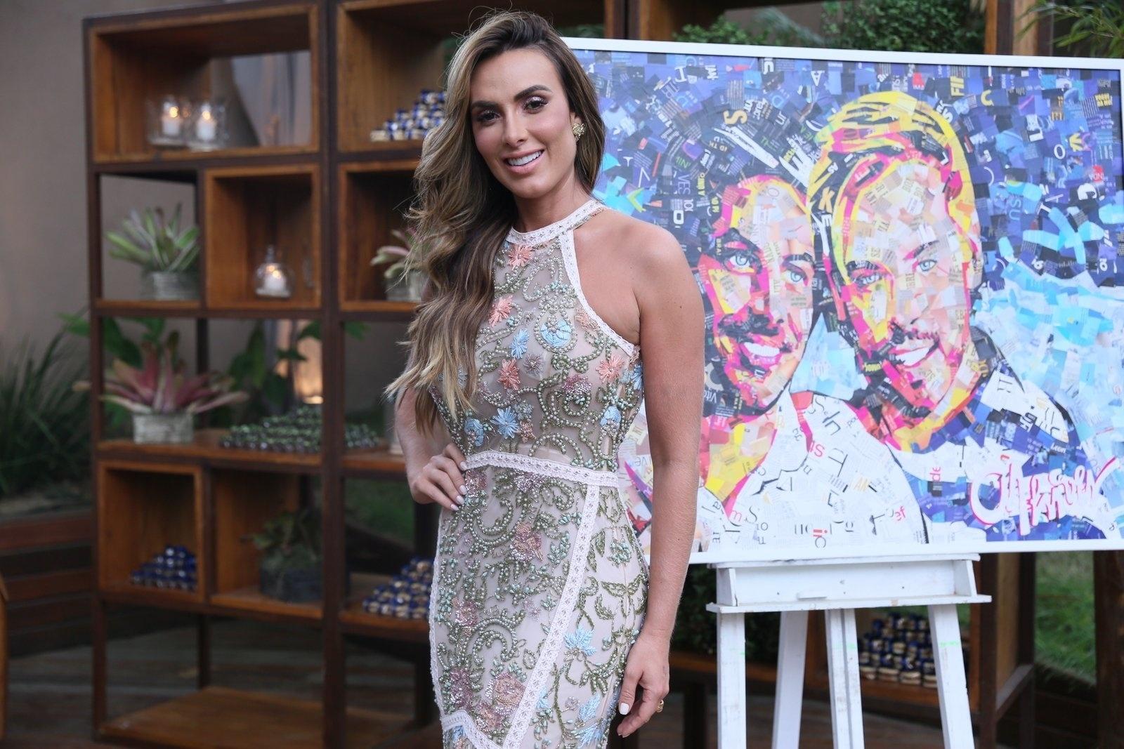 Nicole Bahls prestigia casamento de Bruno Chateaubriand e Diego Bocca - Anderson Borde/Ag.News