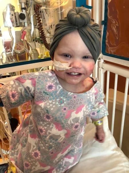 Callie, quase dois anos, foi diagnosticada com câncer avançado em dezembro de 2018 - Arquivo Pessoal