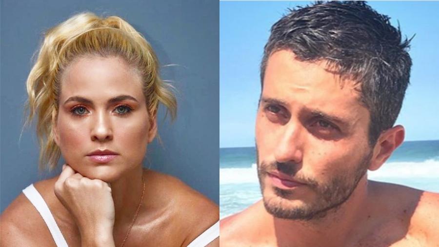 Luiza Valdetaro assumiu romance com Felipe Abad - Colagem/UOL