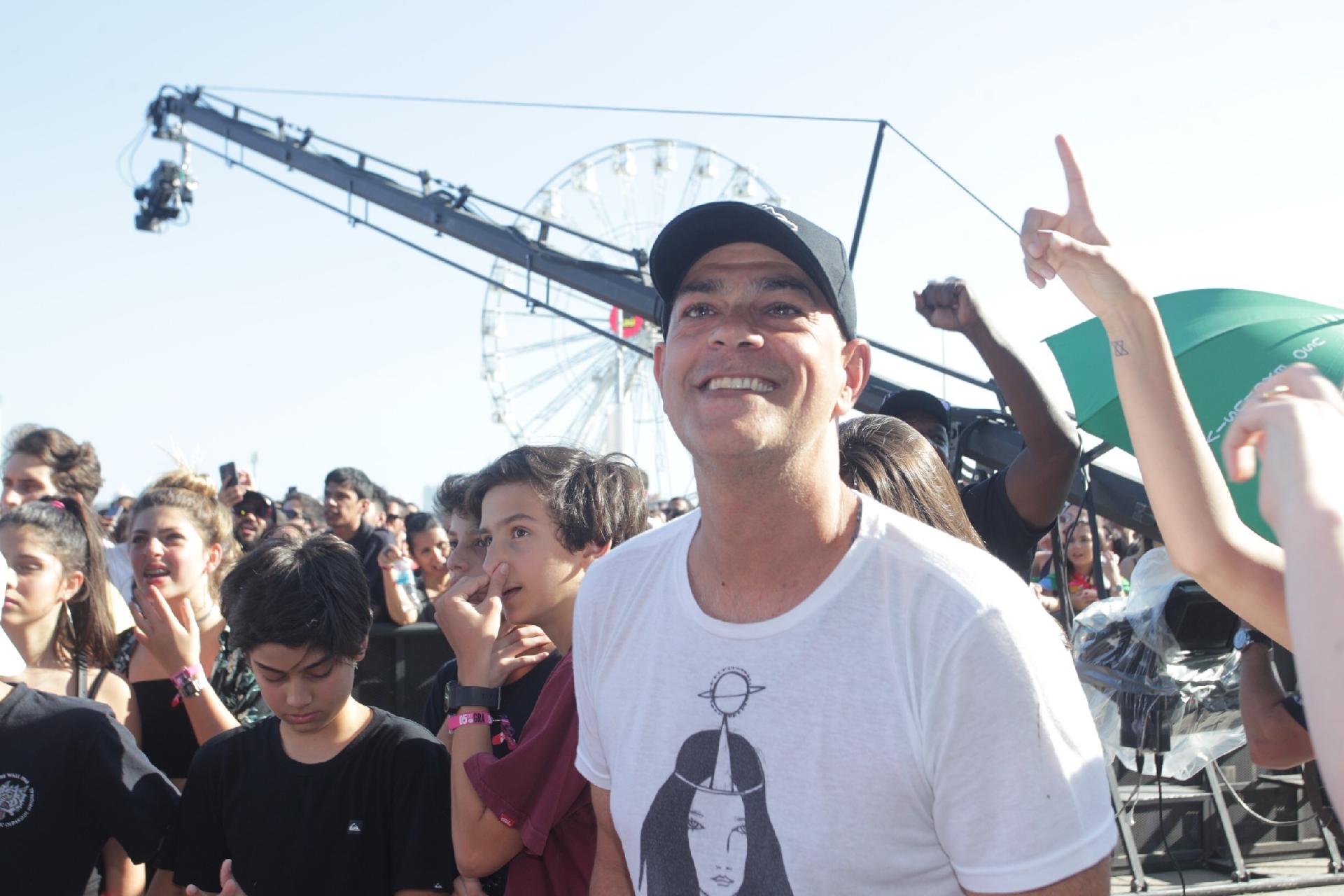Du Moscovis curte show de funk no Rock in Rio 2019 - Marcelo Sá Barretto/Brazil News
