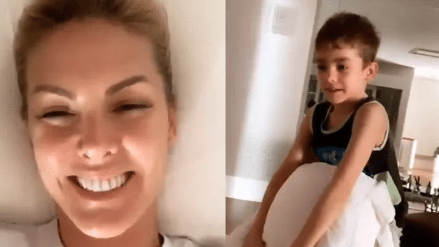 Ana Hickmann reencontra filho após quarto dia de quarentena - Reprodução/Instagram