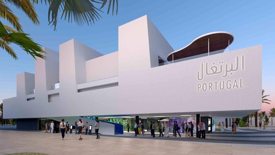 O pavilhão de Portugal na Expo 2020 tem design que remete à caravela - Divulgação