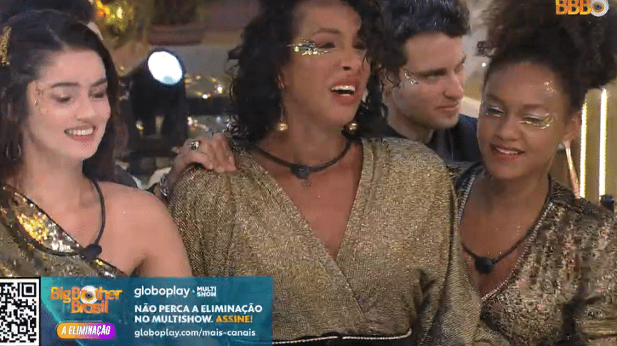 BBB 22: Lina chora ao ver show de Liniker - Reprodução/Globoplay