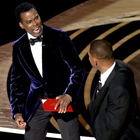 Após piada/bullying de Chris Rock, Will Smith dá um tapa em comediante - Getty Images