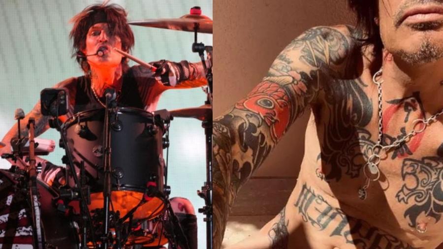 Tommy Lee compartilhou "nude" ousado nas redes sociais - Divulgação/Reprodução/Twitter