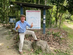 Nicholas Locke, atual gestor da Reserva Ecológica de Guapiaçu - Sarah Brown/Mongabay - Sarah Brown/Mongabay