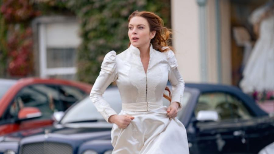 Lindsay Lohan em cena do filme "Pedido Irlandês"