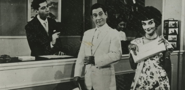 Zezé Macedo e Oscarito em "O Homem do Sputnik", de 1959 - Divulgação - Divulgação