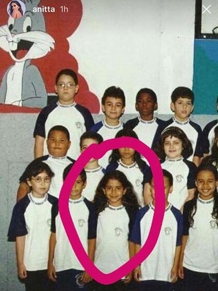 Anitta compartilha foto de criança - Reprodução/Instagram - Reprodução/Instagram