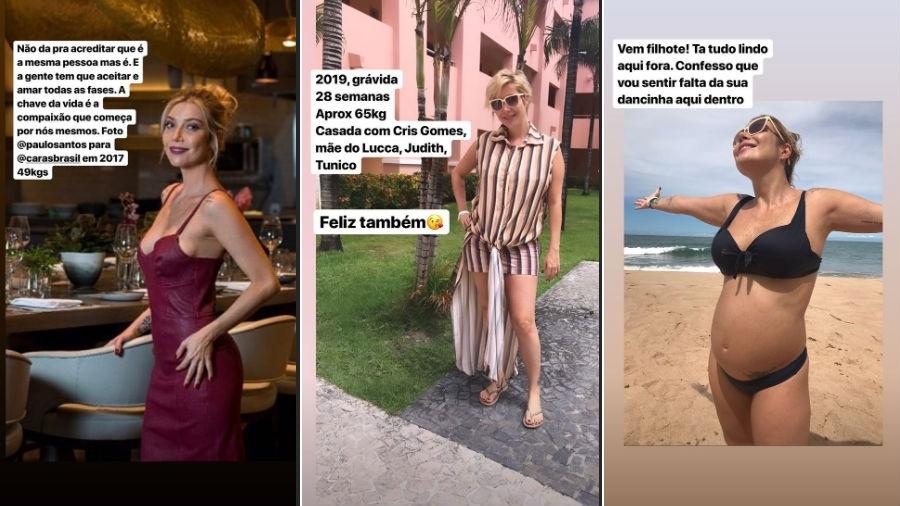 Luiza Possi compara corpo antes e durante gestação - Reprodução/Instagram