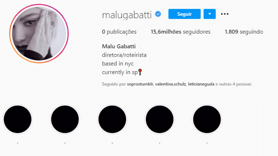Manu Gavassi surpreendeu seguidores ao apagar publicações e mudar nome do perfil - Reprodução/Instagram/@malugabatti