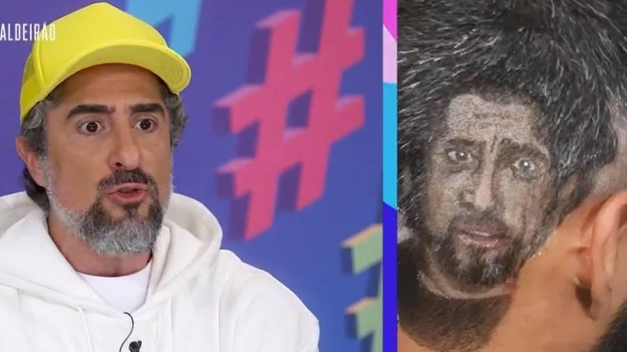 Marcos Mion inspira corte de cabelo de telespectador do "Caldeirão" - Reprodução/Globo