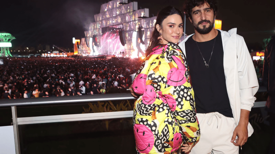 Thaila Ayala e Renato Goés curtem "Rock in Rio" - Reginaldo Teixeira