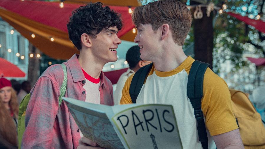 Joe Locke e Kit Connor interpretam os protagonistas Charlie e Nick em 'Heartstopper'