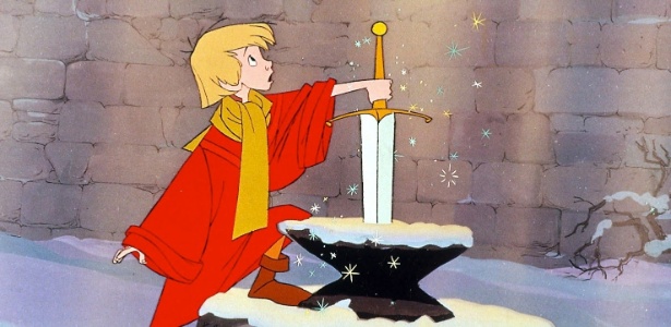 Cena do filme "A Espada Era a Lei" (1963), da Disney  - Reprodução