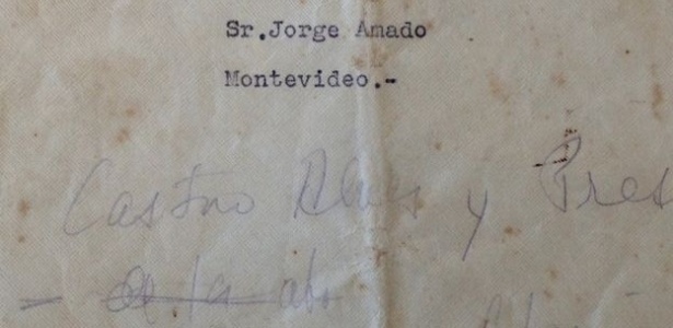 Documentos incluem carta da família Prestes para Jorge Amado - Acervo pessoal - Acervo pessoal