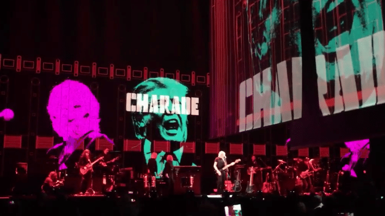 Roger Waters critica Donald Trump em apresentação na cidade de New Orleans  - Reprodução/YouTube - Reprodução/YouTube