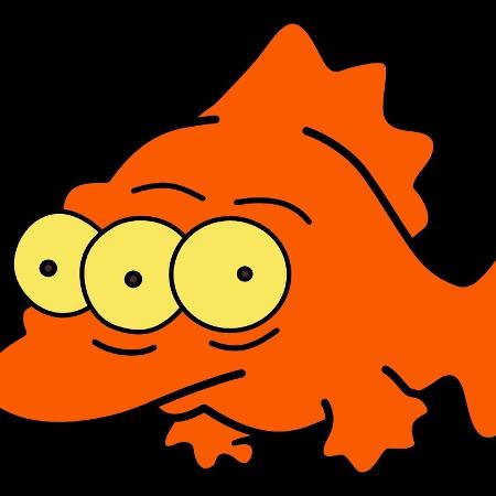 Blinky, o peixinho de três olhos de "Os Simpsons" - Divulgação - Divulgação