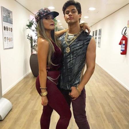 Lucas Veloso e Nathalia Melo são pares na "Dança dos Famosos" - Reprodução/Instagram 