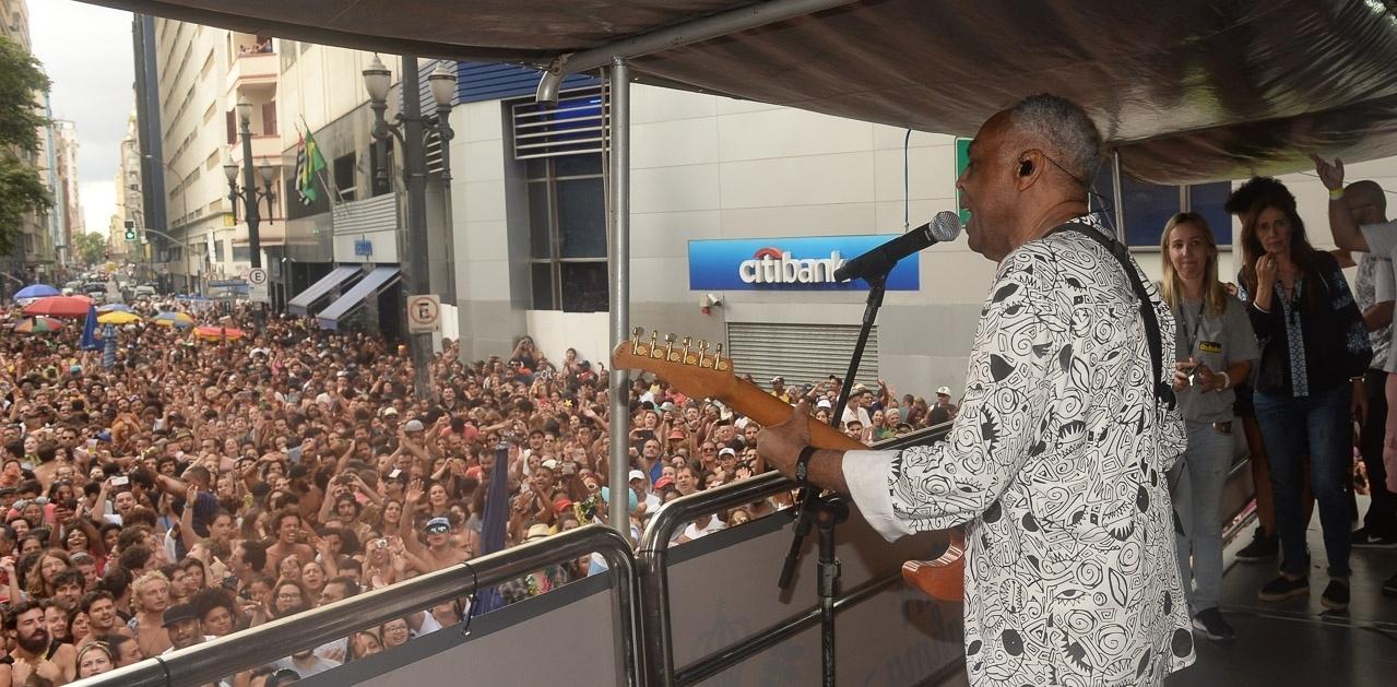 Gilberto Gil no Bar Brahma em SP - Francisco Cepeda/AgNews