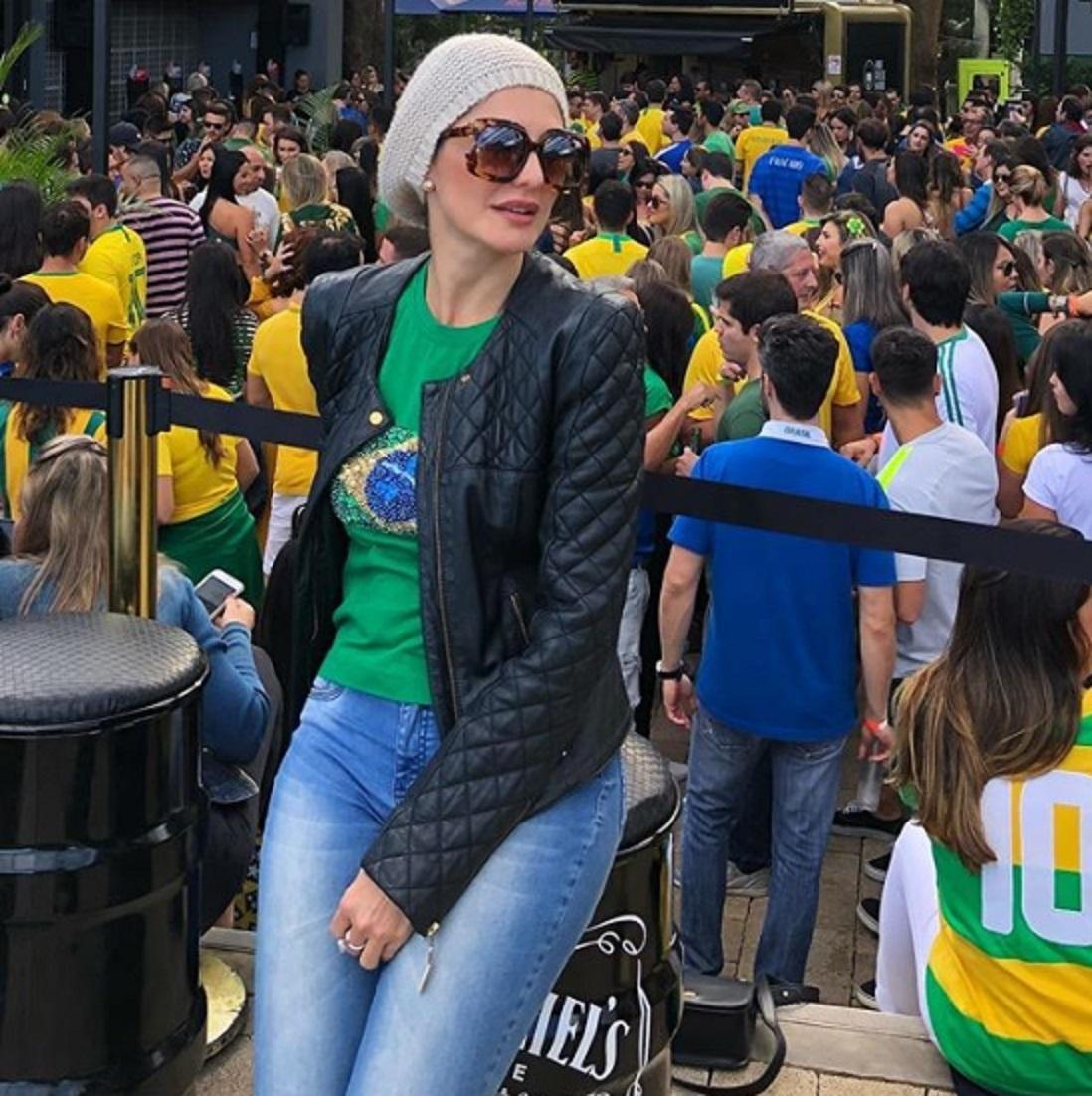 Antonia Fontenelle: famosos vibram com Seleção na Copa do Mundo da Rússia - Reprodução/Instagram