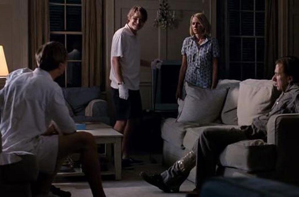 Tim Roth, Michael Pitt, Naomi Watts e Brady Corbet em cena de "Violência Gratuita" (2007) - Divulgação