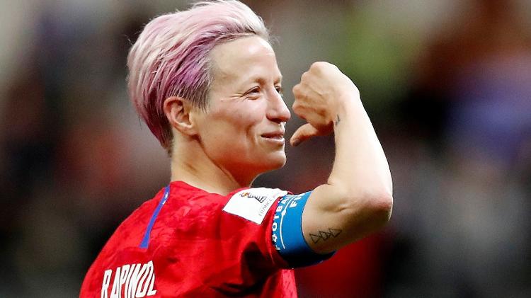 Rapinoe cabelo rosa - Christian Hartmann/Reuters - Christian Hartmann/Reuters